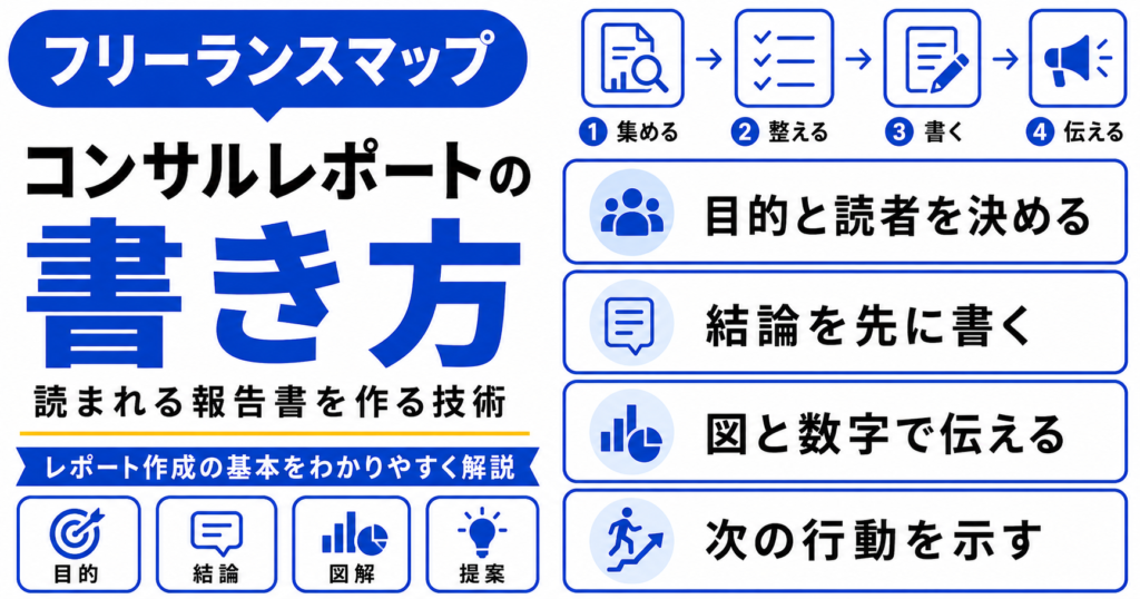 フリーランス コンサル レポート 書き方