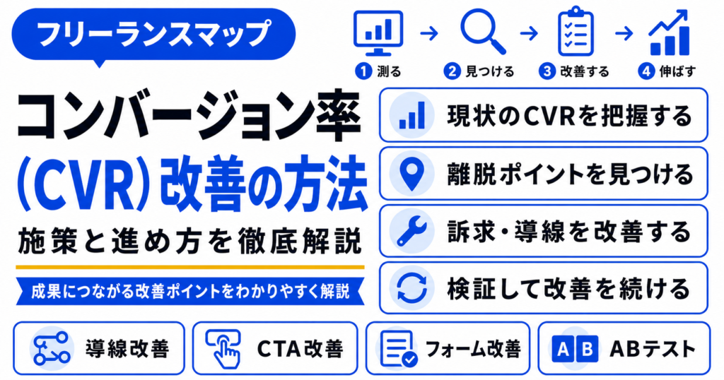 フリーランス コンバージョン率 改善