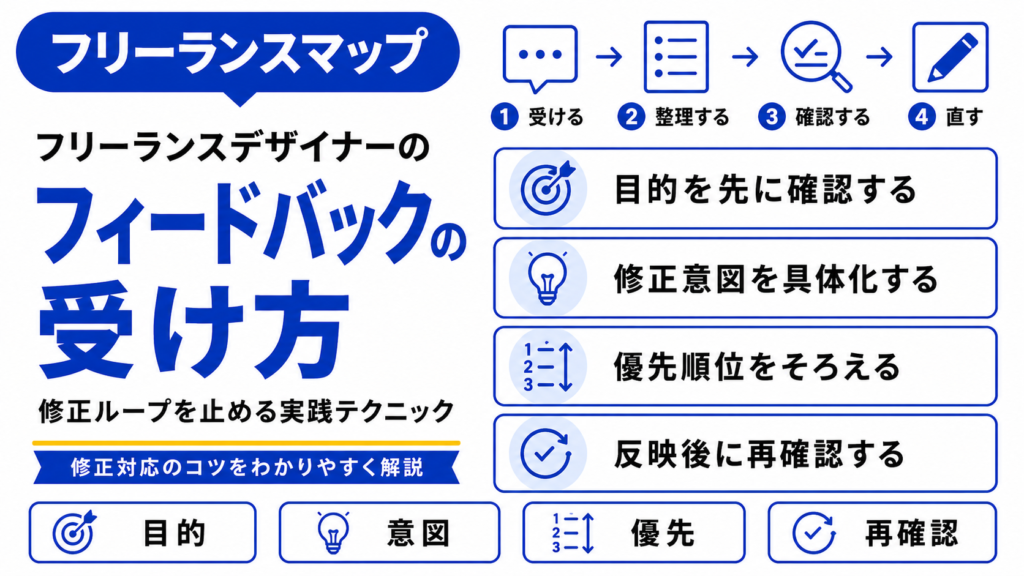 フリーランス デザイン フィードバック 受け方