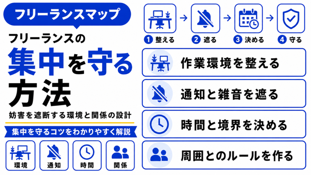フリーランス 集中 妨害 遮断