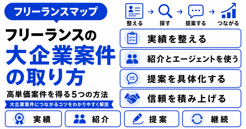 フリーランス 大企業 案件 取り方