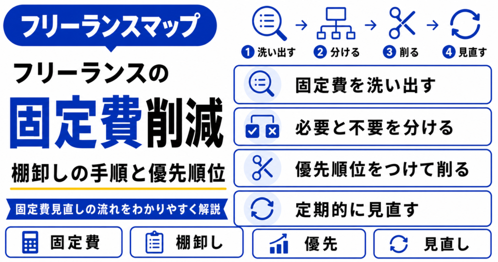 フリーランス 固定費 削減