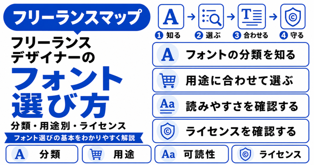 フリーランス フォント 選び方
