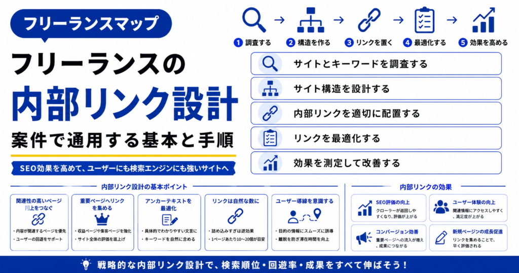 フリーランス 内部リンク 設計