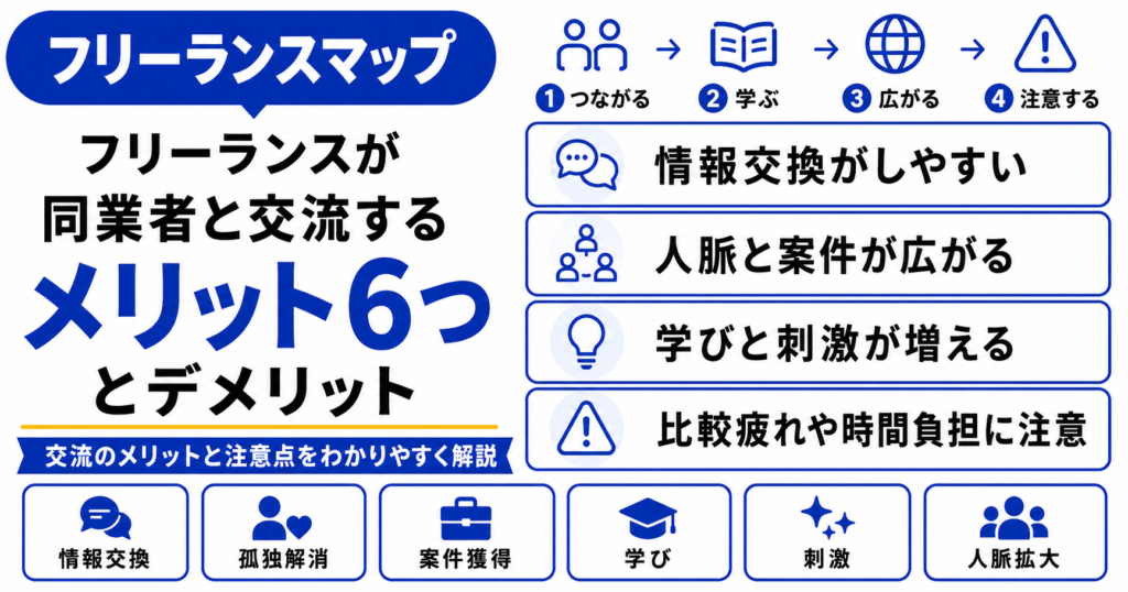 フリーランス 同業者 交流 メリット
