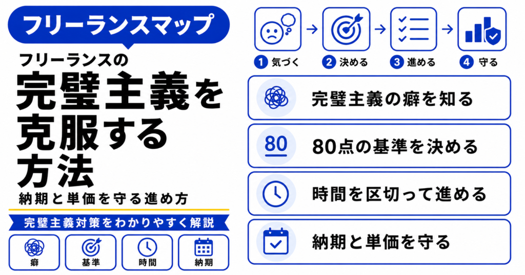 フリーランス 完璧主義 克服