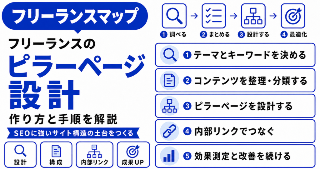 フリーランス ピラーページ 設計