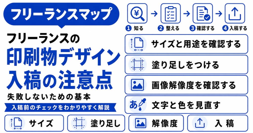 フリーランス 印刷物 デザイン 注意点