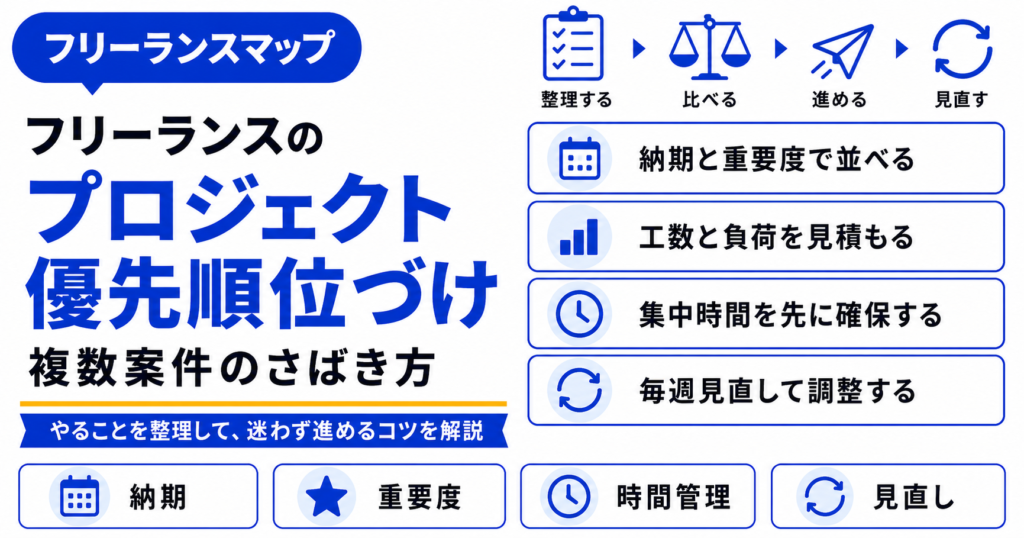 フリーランス プロジェクト 優先順位