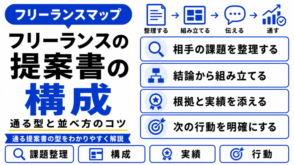フリーランス 提案書 構成 コツ