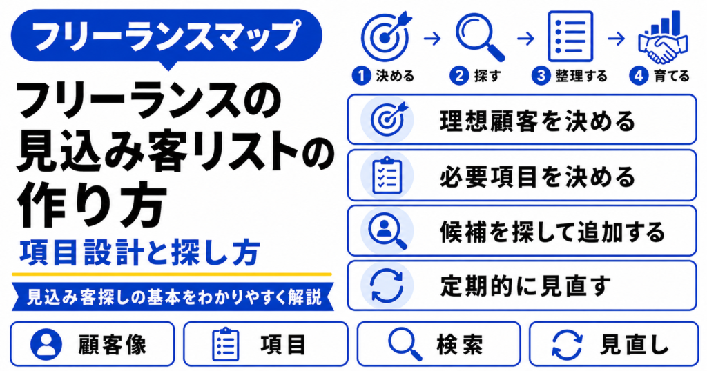 フリーランス 見込み客 リスト 作り方