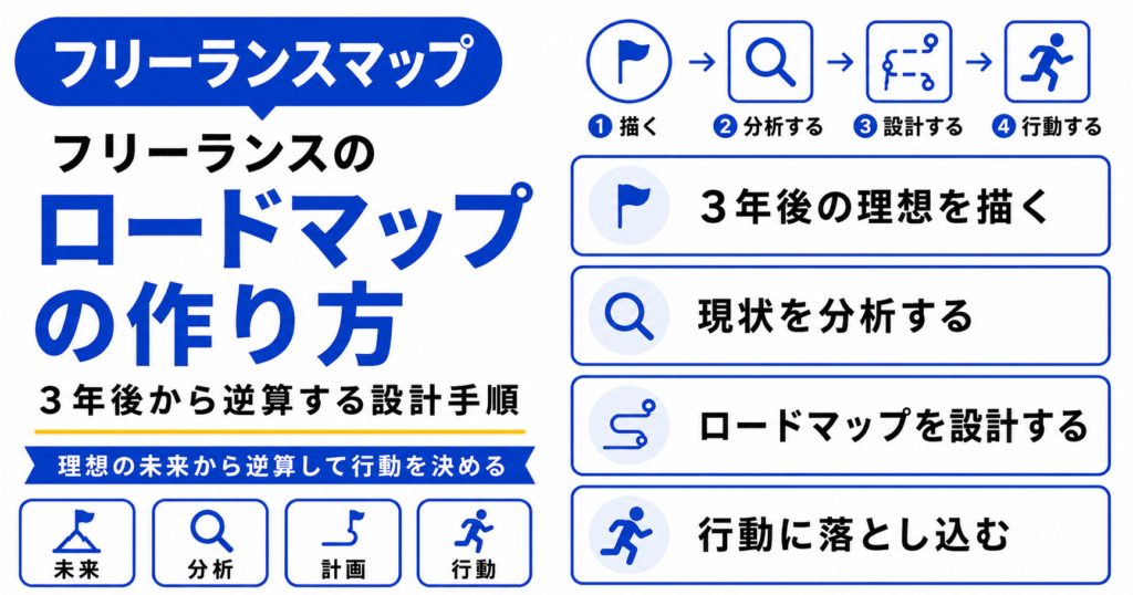 フリーランス ロードマップ 作り方