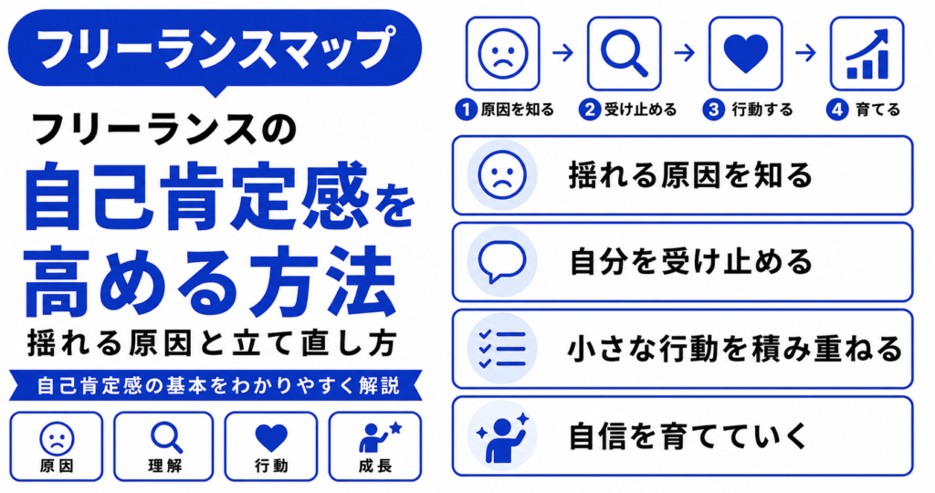 フリーランス 自己肯定感 高める