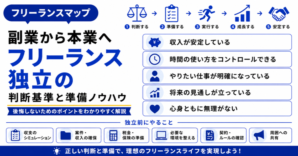 フリーランス 副業から本業 ノウハウ
