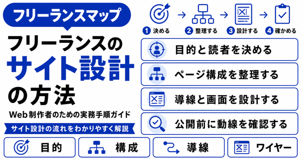 フリーランス サイト 設計 方法