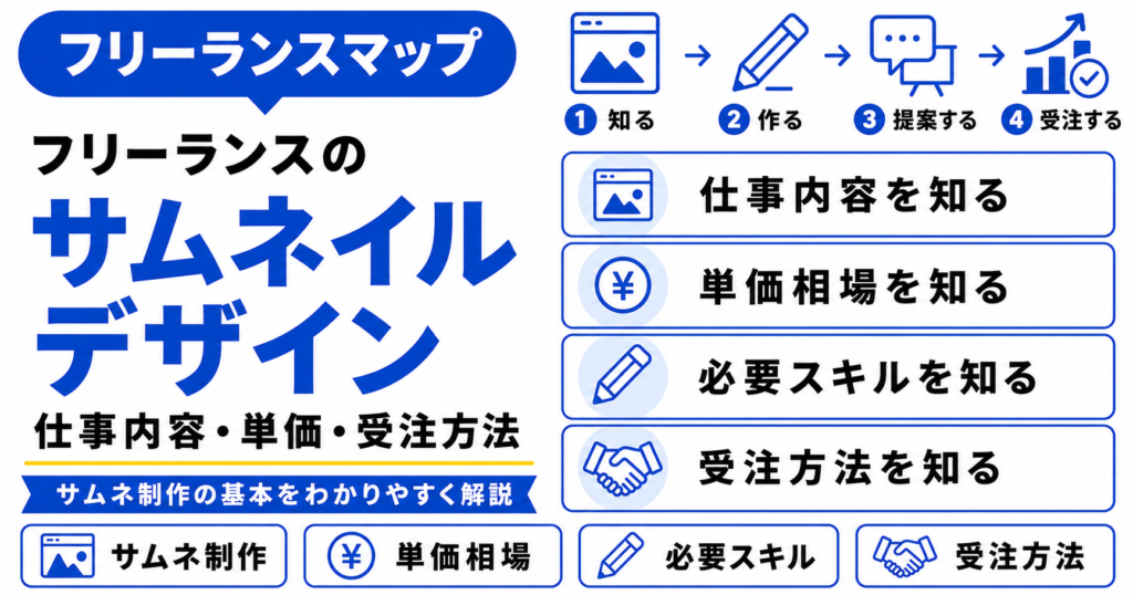 フリーランス サムネイル デザイン