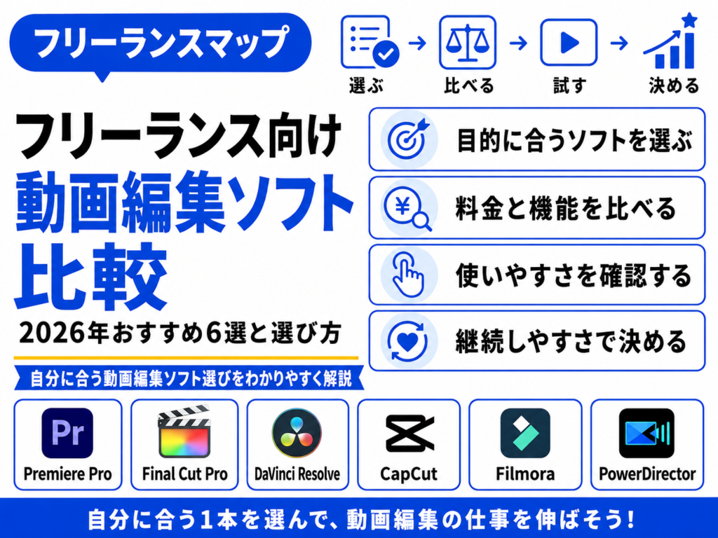 フリーランス 動画 編集 ソフト